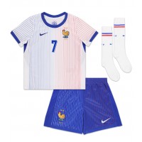 Francúzsko Antoine Griezmann #7 Vonkajší Detský futbalový dres ME 2024 Krátky Rukáv (+ trenírky)